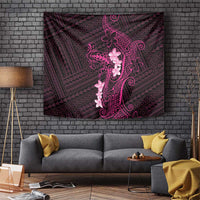 Pink Hawaii Tapestry Hammerhead Shark Tattoo Curve Polynesian - Polynesian Pride