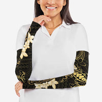 Black and Gold Hawaii Arm Sleeves Hammerhead Shark Tattoo Curve Polynesian - Polynesian Pride