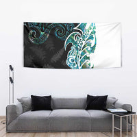 Proud Aotearoa Tapestry Maori Silver Fern Mix Paua Shell Pattern LT14 - Polynesian Pride