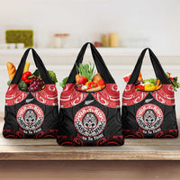 Aotearoa Toitu Te Tiriti Grocery Bag Haka Tiki Honour The Treaty