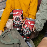 Aotearoa Toitu Te Tiriti Tumbler Cup Haka Tiki Honour The Treaty LT14 - Polynesian Pride
