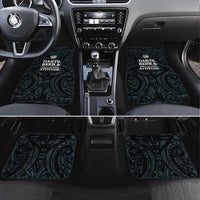 New Zealand Darts Beer Car Mats Paua Shell Aotearoa Maori Tattoo LT14 Set 4pcs Black - Polynesian Pride