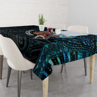 Personalized New Zealand Darts Beer Tablecloth Paua Shell Aotearoa Maori Tattoo LT14 - Polynesian Pride