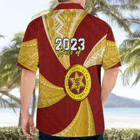Personalised Tonga High School Hawaiian Shirt Class Of Year Tongan Ngatu Pattern LT14 - Polynesian Pride