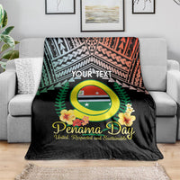 Personalised Penama Day Blanket Vanuatu Provinces Polynesian Pattern