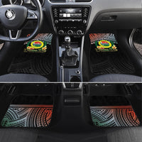 Personalised Penama Day Car Mats Vanuatu Provinces Polynesian Pattern