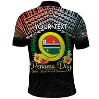 Personalised Penama Day Polo Shirt Vanuatu Provinces Polynesian Pattern