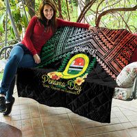 Personalised Penama Day Quilt Vanuatu Provinces Polynesian Pattern LT14 - Polynesian Pride