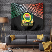 Personalised Penama Day Tapestry Vanuatu Provinces Polynesian Pattern LT14 - Polynesian Pride