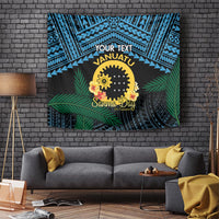 Personalised Sanma Day Tapestry Vanuatu Provinces Polynesian Pattern LT14 - Polynesian Pride