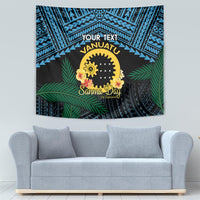 Personalised Sanma Day Tapestry Vanuatu Provinces Polynesian Pattern LT14 - Polynesian Pride