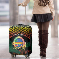 Personalised Tafea Day Luggage Cover Vanuatu Provinces Polynesian Pattern LT14 - Polynesian Pride
