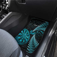Personalised New Zealand Darts Car Mats Happiness Is A Tight Threesome Maori Paua Shell