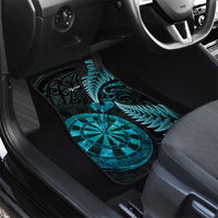 Personalised New Zealand Darts Car Mats Happiness Is A Tight Threesome Maori Paua Shell