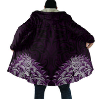 New Zealand Ta Moko Cloak Aotearoa Maori Chest Tattoo Purple LT14 - Polynesian Pride