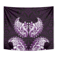 New Zealand Ta Moko Tapestry Aotearoa Maori Chest Tattoo Purple LT14 - Polynesian Pride