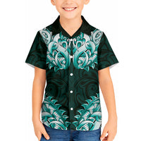 New Zealand Ta Moko Hawaiian Shirt Aotearoa Maori Chest Tattoo Turquoise LT14 - Polynesian Pride