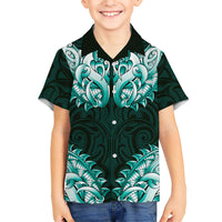 New Zealand Ta Moko Hawaiian Shirt Aotearoa Maori Chest Tattoo Turquoise LT14 - Polynesian Pride