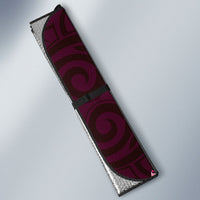 New Zealand Ta Moko Auto Sun Shade Aotearoa Maori Chest Tattoo Pink LT14 - Polynesian Pride