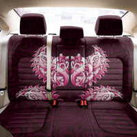 New Zealand Ta Moko Back Car Seat Cover Aotearoa Maori Chest Tattoo Pink LT14 - Polynesian Pride