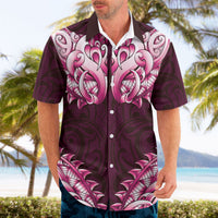 New Zealand Ta Moko Hawaiian Shirt Aotearoa Maori Chest Tattoo Pink LT14 - Polynesian Pride