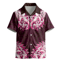 New Zealand Ta Moko Kid Hawaiian Shirt Aotearoa Maori Chest Tattoo Pink LT14 - Polynesian Pride