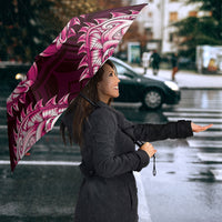 New Zealand Ta Moko Umbrella Aotearoa Maori Chest Tattoo Pink LT14 - Polynesian Pride