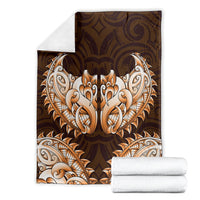 New Zealand Ta Moko Blanket Aotearoa Maori Chest Tattoo Orange LT14 - Polynesian Pride
