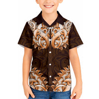 New Zealand Ta Moko Hawaiian Shirt Aotearoa Maori Chest Tattoo Orange LT14 - Polynesian Pride