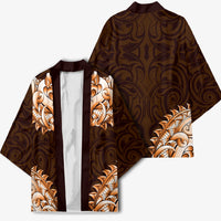 New Zealand Ta Moko Kimono Aotearoa Maori Chest Tattoo Orange LT14 - Polynesian Pride