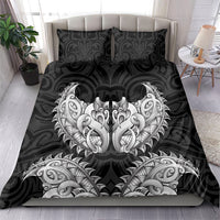 New Zealand Ta Moko Bedding Set Aotearoa Maori Chest Tattoo Black LT14 - Polynesian Pride