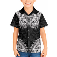 New Zealand Ta Moko Hawaiian Shirt Aotearoa Maori Chest Tattoo Black LT14 - Polynesian Pride