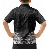 New Zealand Ta Moko Hawaiian Shirt Aotearoa Maori Chest Tattoo Black LT14 - Polynesian Pride
