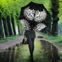 New Zealand Ta Moko Umbrella Aotearoa Maori Chest Tattoo Black LT14 - Polynesian Pride