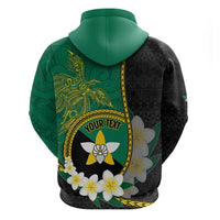 Personalised PNG Enga Provins Hoodie Papua New Guinea Plumeria Melanesian Pattern - Polynesian Pride