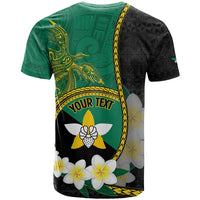 Personalised PNG Enga Provins T Shirt Papua New Guinea Plumeria Melanesian Pattern - Polynesian Pride