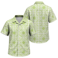 Omaomao Hawaii Iwa Bird Palaka Motifs Family Matching Mermaid Dress and Hawaiian Shirt LT14 Son's Shirt Green - Polynesian Pride