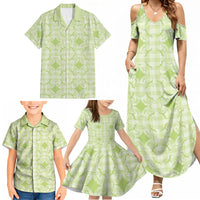 Omaomao Hawaii Iwa Bird Palaka Motifs Family Matching Summer Maxi Dress and Hawaiian Shirt LT14 - Polynesian Pride