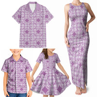 Poni Hawaii Iwa Bird Palaka Motifs Family Matching Tank Maxi Dress and Hawaiian Shirt LT14 - Polynesian Pride