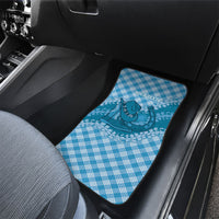 Polu Hawaii Cowboy Palaka Motifs Personalised Car Mats Paniolo Festival Puakenikeni Lei LT14 - Polynesian Pride