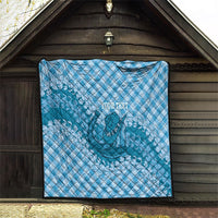 Polu Hawaii Cowboy Palaka Motifs Personalised Quilt Paniolo Festival Puakenikeni Lei LT14 - Polynesian Pride