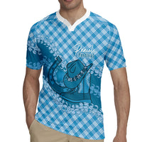 Polu Hawaii Cowboy Palaka Motifs Personalised Rugby Jersey Paniolo Festival Puakenikeni Lei LT14 - Polynesian Pride