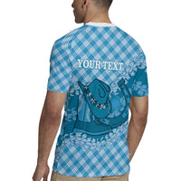 Polu Hawaii Cowboy Palaka Motifs Personalised Rugby Jersey Paniolo Festival Puakenikeni Lei LT14 - Polynesian Pride