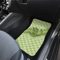 Omaomao Hawaii Cowboy Palaka Motifs Personalised Car Mats Paniolo Festival Puakenikeni Lei LT14 - Polynesian Pride