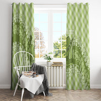 Omaomao Hawaii Cowboy Palaka Motifs Personalised Window Curtain Paniolo Festival Puakenikeni Lei LT14 - Polynesian Pride