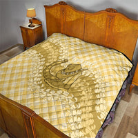 Melemele Hawaii Cowboy Palaka Motifs Personalised Quilt Paniolo Festival Puakenikeni Lei LT14 - Polynesian Pride