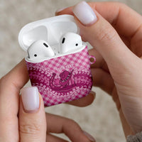 Alaka Hawaii Cowboy Palaka Motifs Personalised AirPods Case Paniolo Festival Puakenikeni Lei LT14 - Polynesian Pride