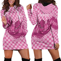 Alaka Hawaii Cowboy Palaka Motifs Personalised Hoodie Dress Paniolo Festival Puakenikeni Lei LT14 - Polynesian Pride