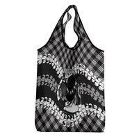 Eleele Hawaii Cowboy Palaka Motifs Personalised Grocery Bag Paniolo Festival Puakenikeni Lei LT14 - Polynesian Pride