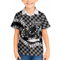 Eleele Hawaii Cowboy Palaka Motifs Personalised Hawaiian Shirt Paniolo Festival Puakenikeni Lei LT14 - Polynesian Pride